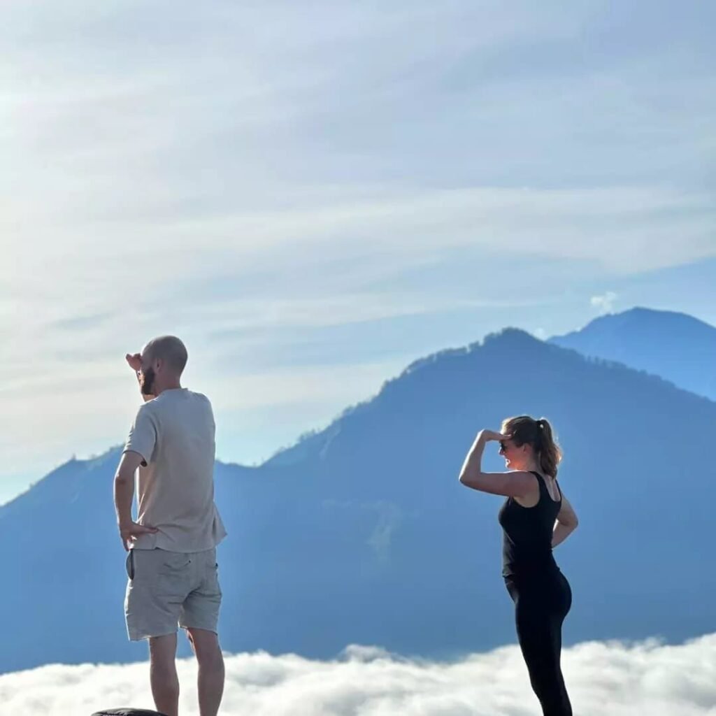 Mount Batur Trekking Using Motorbike taxi